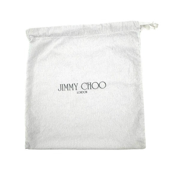 Jimmy Choo‎ Dust Bag Travel Storage With Drawstring Small White 12” X 13” - Picture 2 of 4